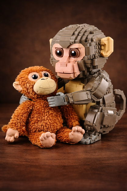 Monkey Plush Set